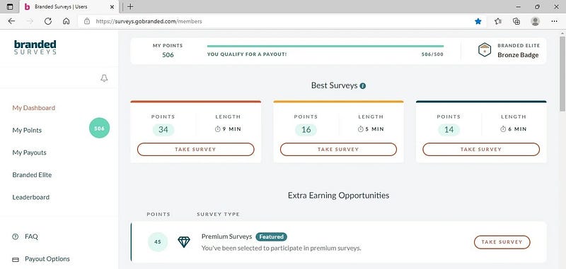 اختيارنا الأول: Branded Surveys